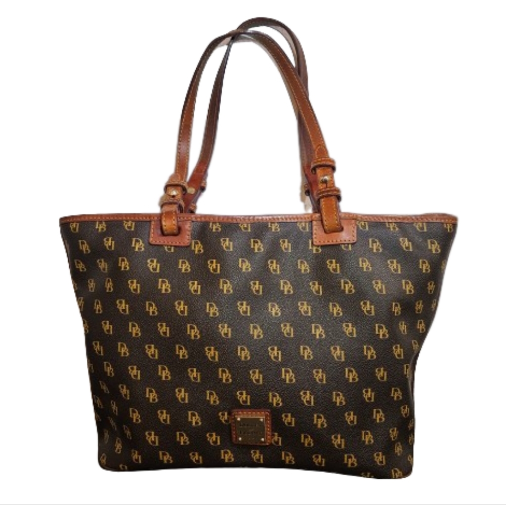 ❤️ Dooney & Bourke 'DB' Gretta Leisure Leather Tote Shoulder Bag